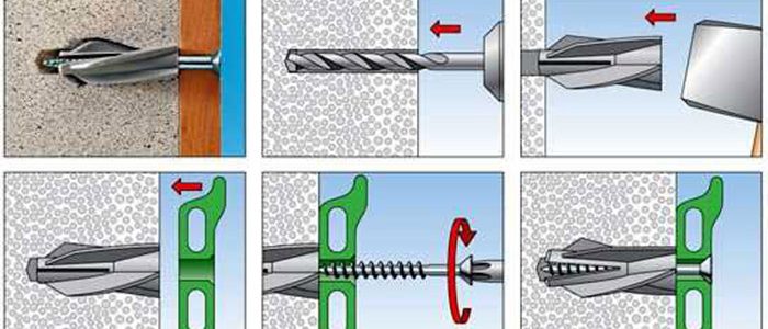 Самодельный дюбель для газобетона